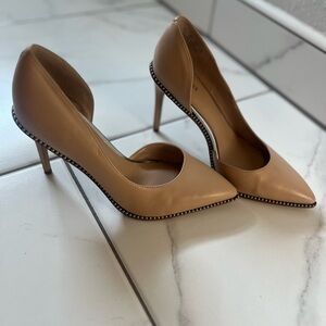 Elegant Tan Stiletto Heels
